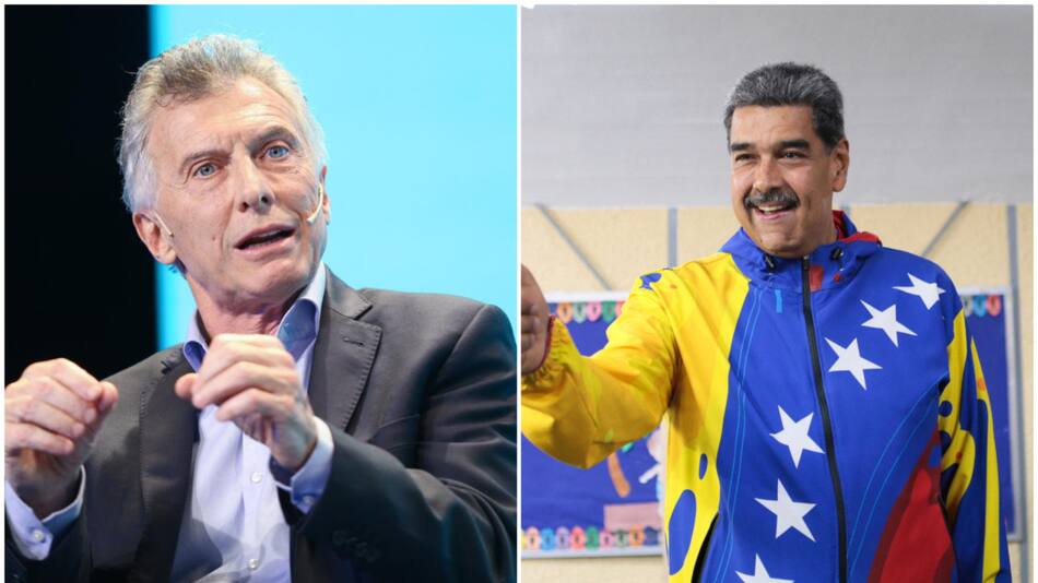 Mauricio Macri y Nicolás Maduro. Fotos: NA - Reuters.