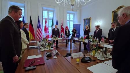 Reunión del G7. Foto: Reuters.