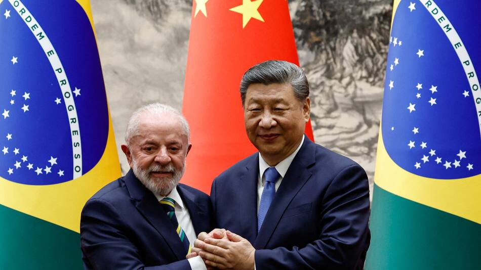 Lula da Silva y Xi Jinping. Foto: Reuters/Tingshu Wang