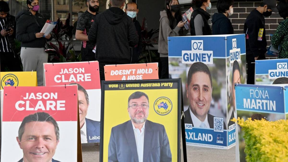 Elecciones en Australia. Foto: AFP