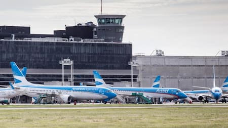 Aeroparque Jorge Newbery, aviones, Aerolíneas Argentinas, NA