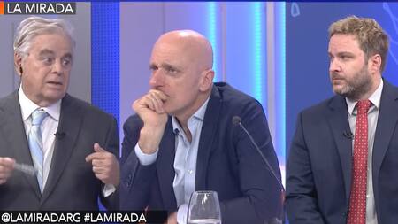 Carlos Pagni en La Mirada, de Roberto y Javier García. Foto: Canal 26