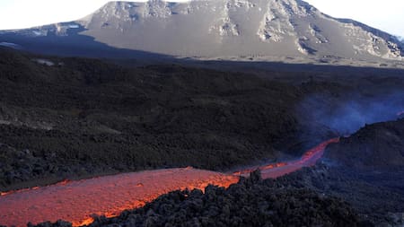 Erupción del volcán Etna. Foto: Reuters.