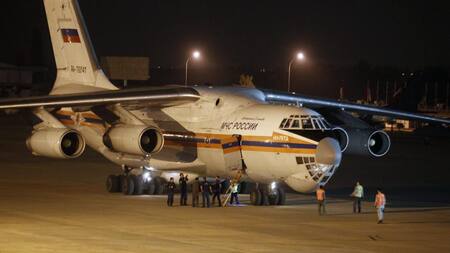 Avión ruso Ilyushin Il-76