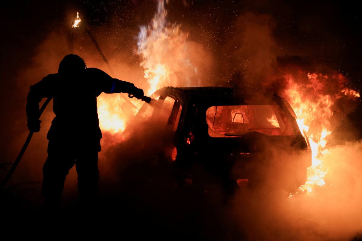 Nuevos incidentes en Francia. Foto: Reuters.