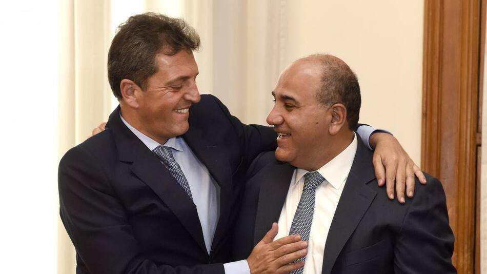 Sergio Massa y Juan Manzur. Foto: NA.