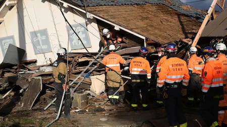 Consecuencias del terremoto en Japón. Foto: EFE.