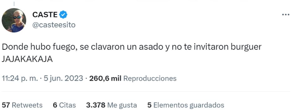 Respuesta en el posteo de Rusherking. Foto: Twitter.