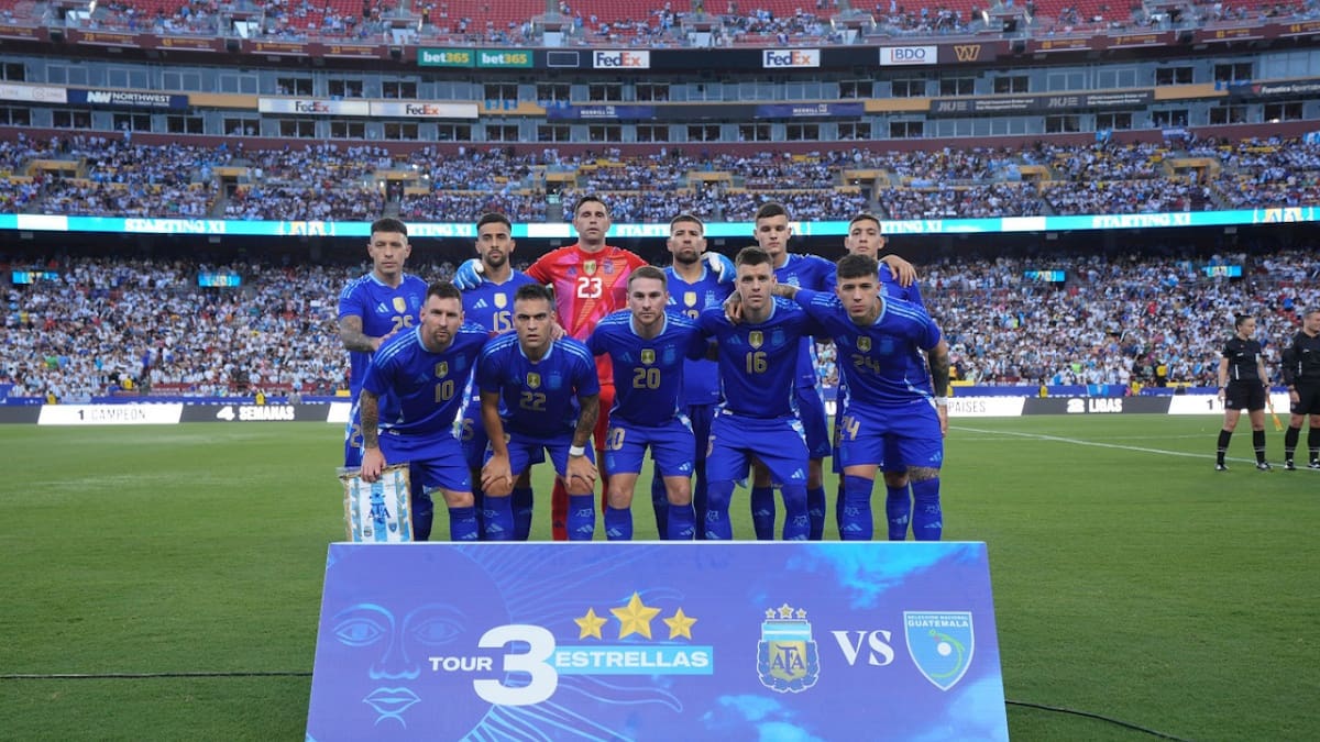 Selección Argentina; Copa América 2024. Foto: X @Argentina.