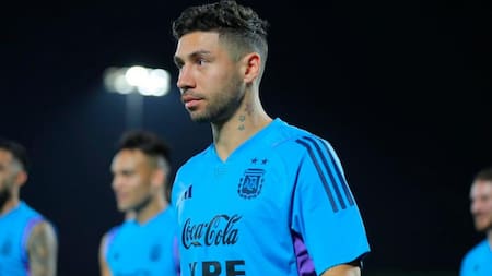 Gonzalo Montiel, jugador de fútbol. Foto: Télam