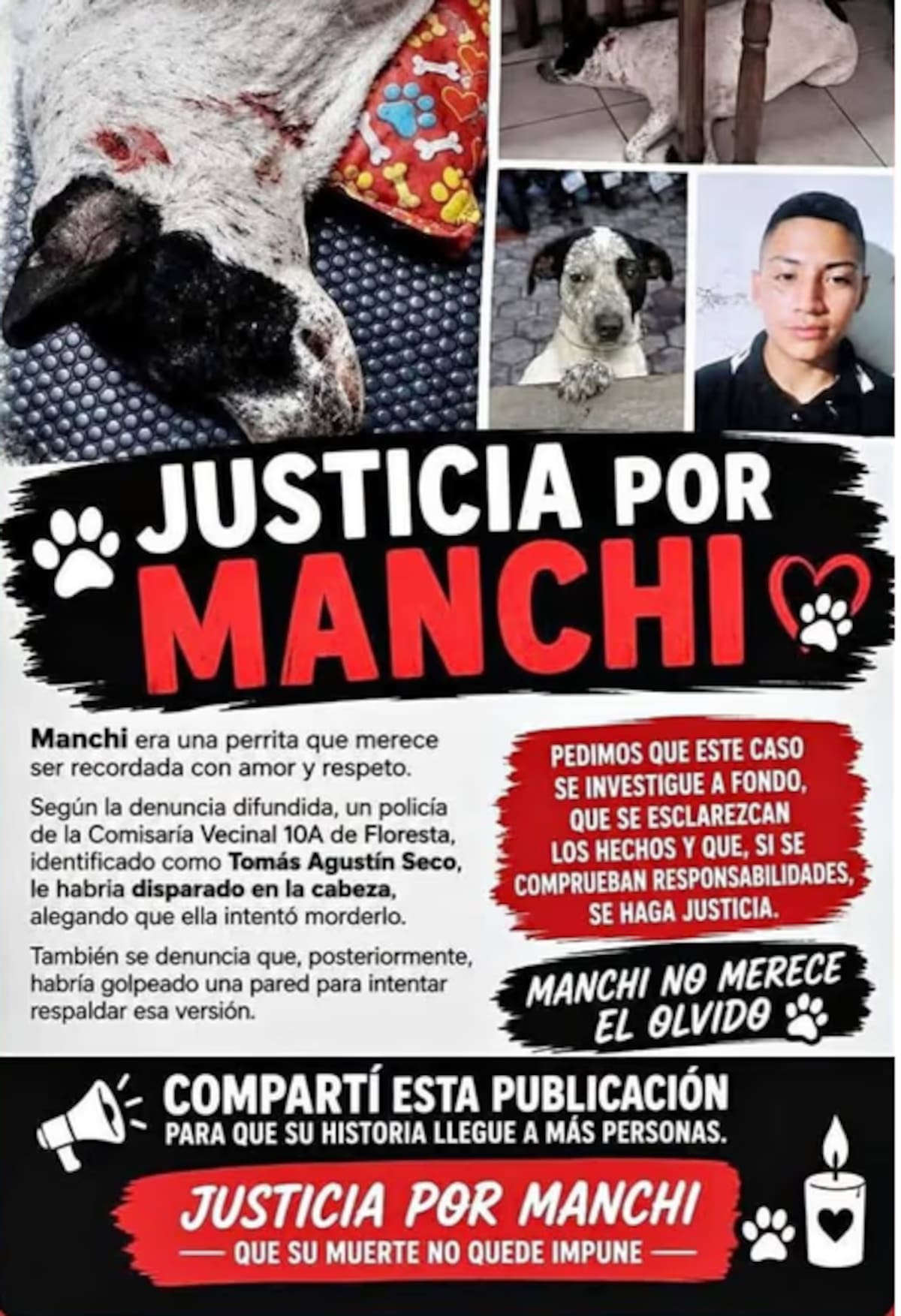 Justicia por Manchita.
