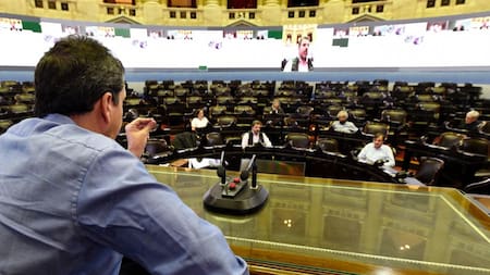 El Congreso se prepara para la primera sesión virtual de su historia, Sergio Massa