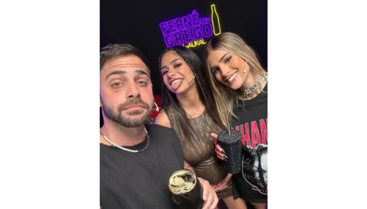 Grego Rossello junto a Daniel Celis y Julieta Poggio. Foto: NA.