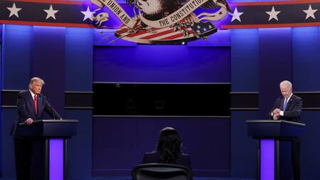 Donald Trump y Joe Biden. Foto: Reuters