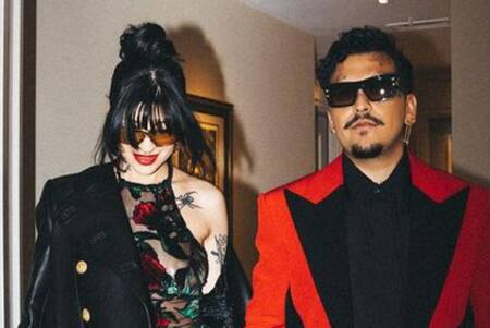 Cazzu y Christian Nodal. Foto: Instagram/cazzu.