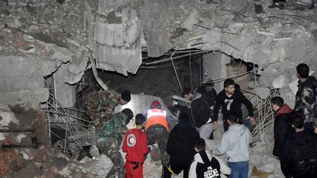 Ataque israelí contra Siria. Foto: Reuters