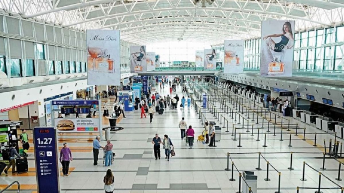 Aeropuerto de Ezeiza. Foto: NA.