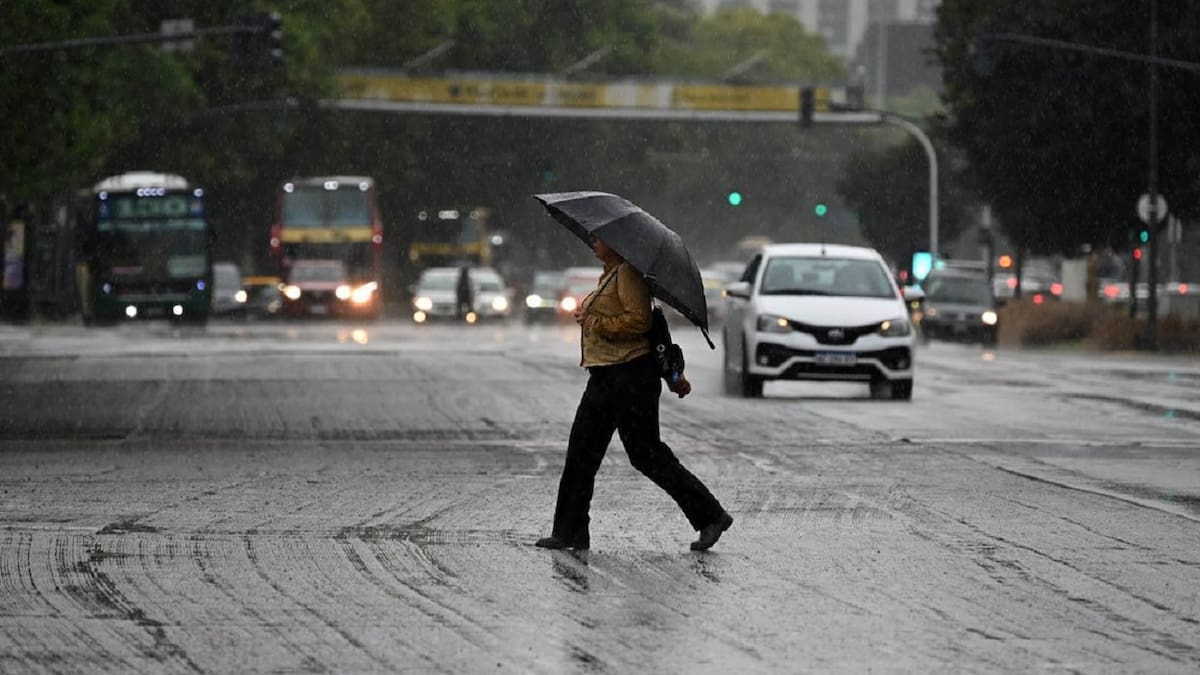 Lluvias en el AMBA