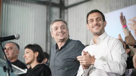 Acto con Máximo Kirchner en Lanús. Foto: Prensa.