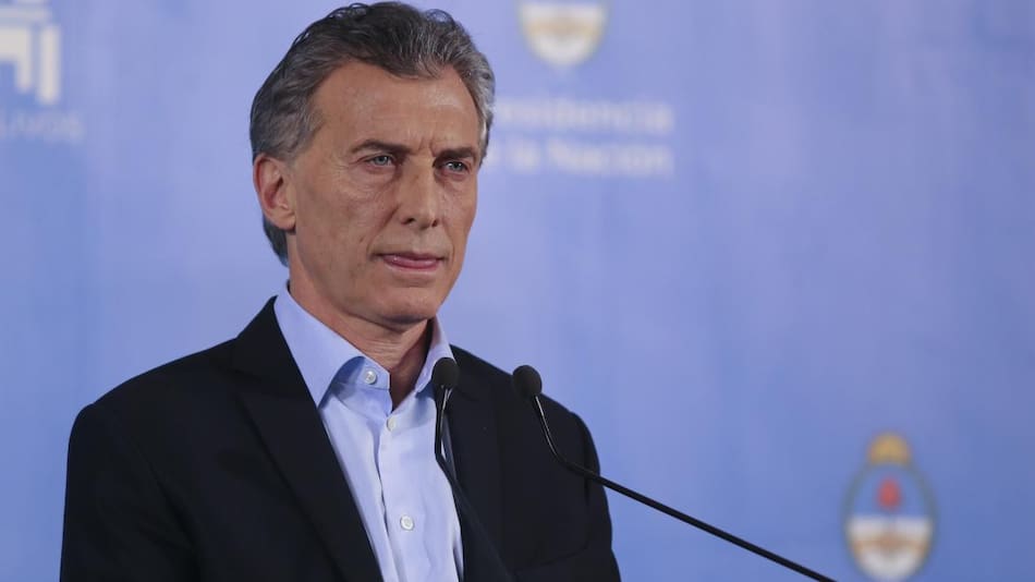 Mauricio Macri en conferencia de Prensa en la Quinta de Olivos - NA -