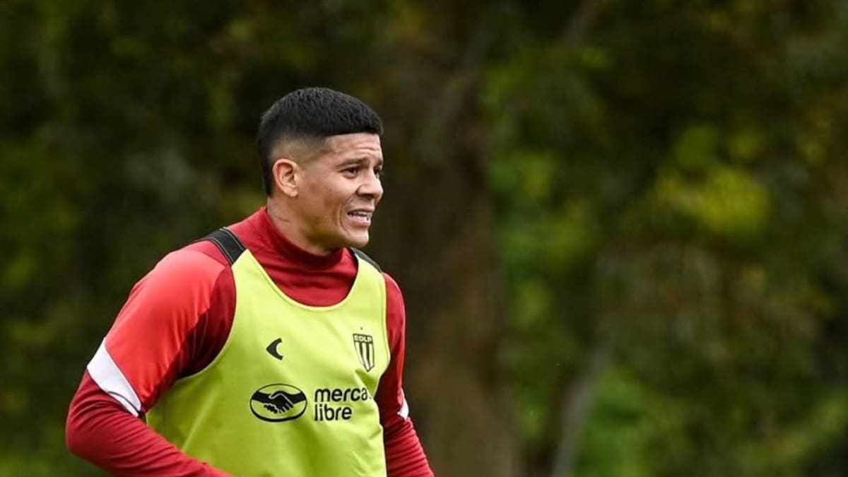 Marcos Rojo en Estudiantes.