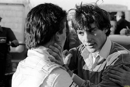 Enrique Mansilla y Ayrton Senna. Foto: Carburando
