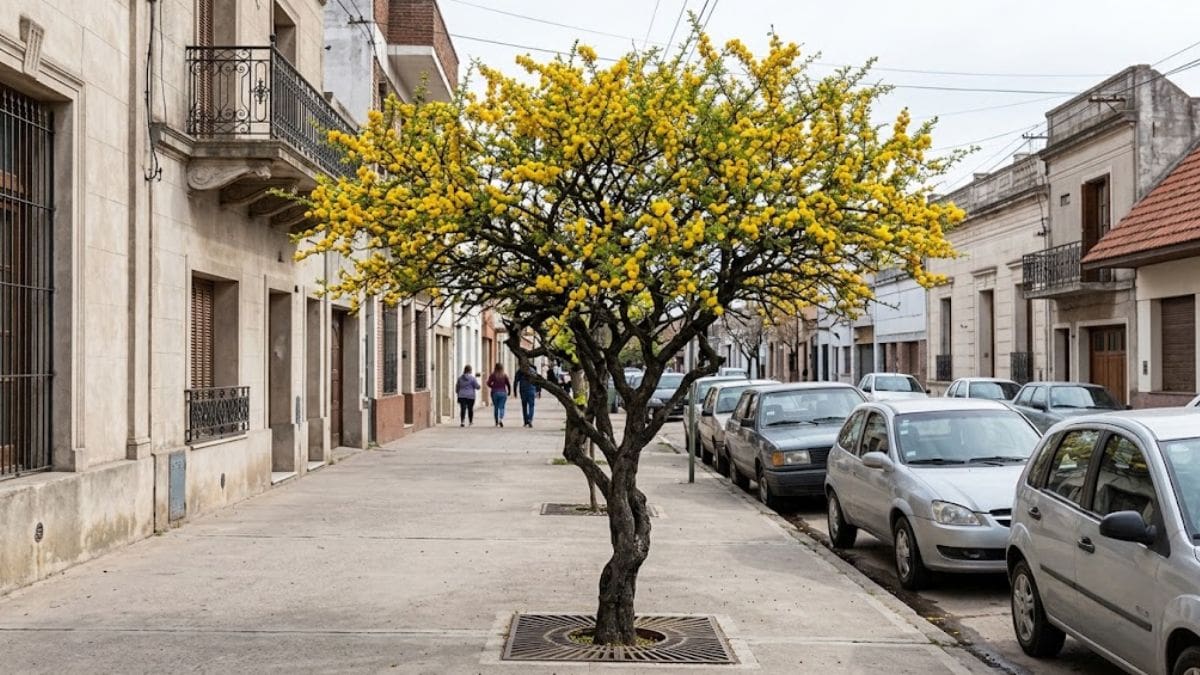 El árbol que perfuma las calles de Buenos Aires cuando florece y se llena de flores amarillas.