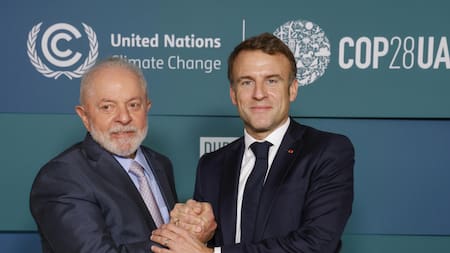 Lula y Macron. Foto: EFE