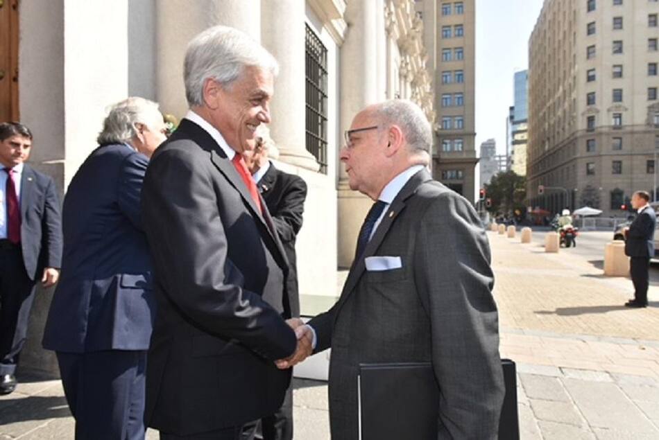 Argentina y Chile conmemoraron los 200 años de la Batalla de Maipú - Piñera y Faurie (Cancillería)