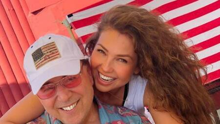 Thalía celebró 22 años de amor junto a Tommy Mottola