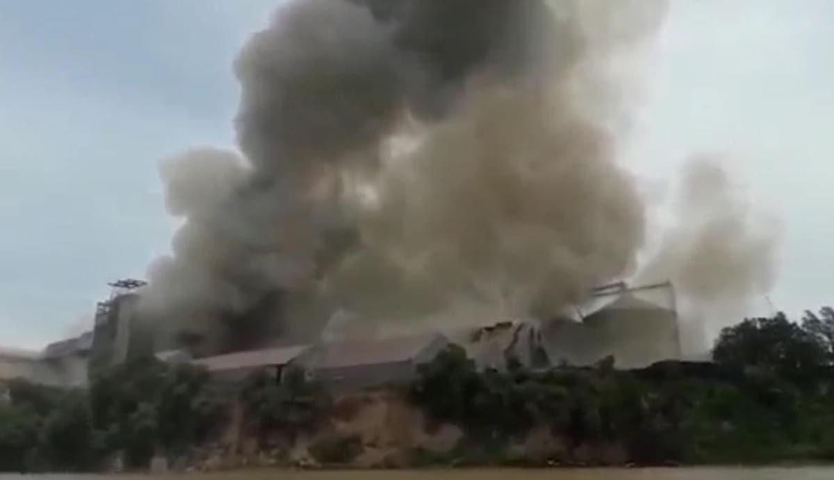 Explosión en cerealera de Santa Fe
