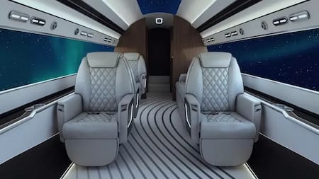 Un cambio histórico en la aviación: cómo es el Phantom 3500, el avión comercial sin ventanas que volará a partir de 2027