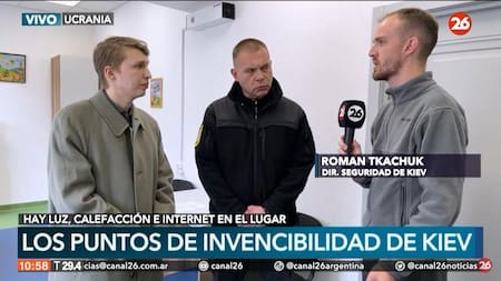 Bryan Mayers, corresponsal de 26 en Ucrania.