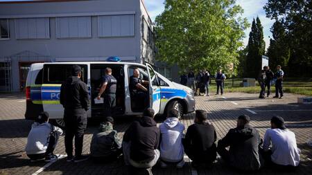 Control migratorio en la frontera alemana. Foto: Reuters.