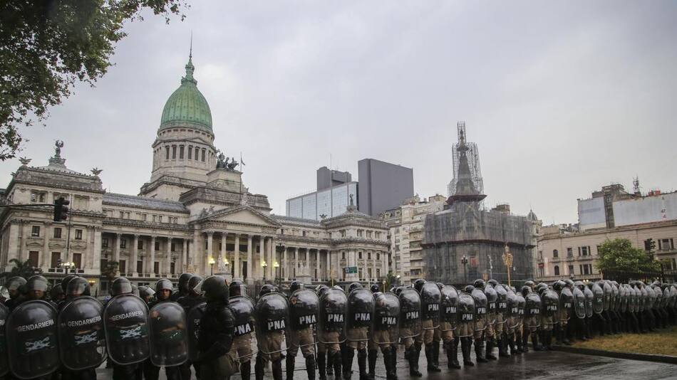 Congreso custodiado por Gendarmería (NA)