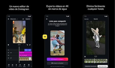 La nueva aplicación para editar videos.