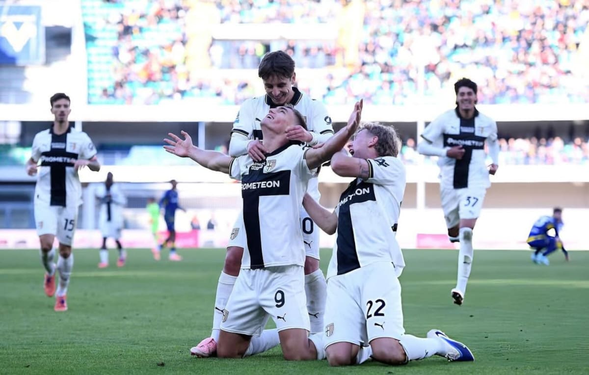 Mateo Pellegrino en el Parma.