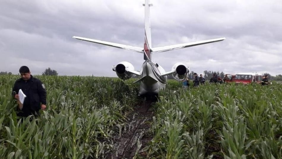 Aterrizaje de emergencia, Mar del Plata