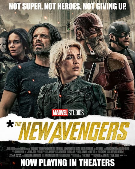 Thunderbolts, poster promocional. Foto: Marvel.