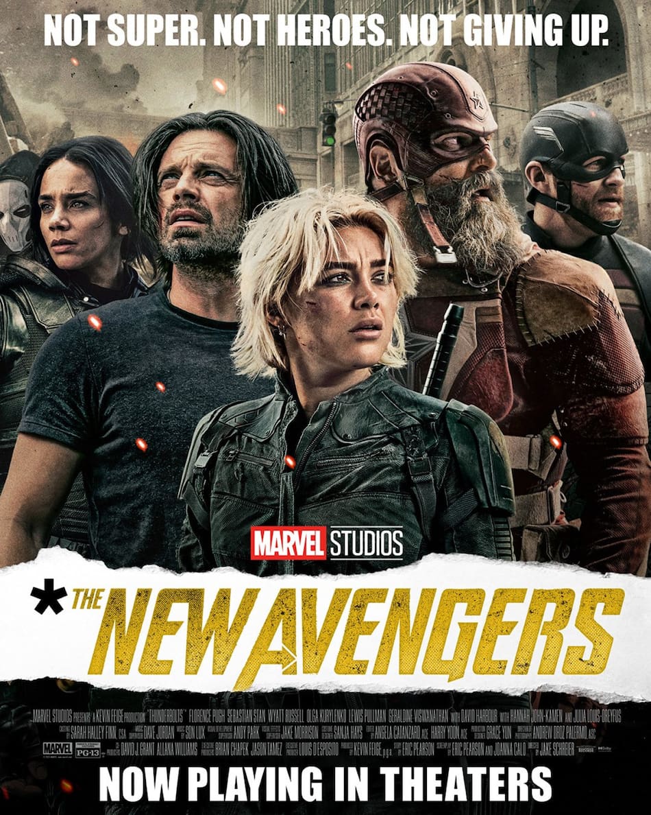 Thunderbolts, poster promocional. Foto: Marvel.