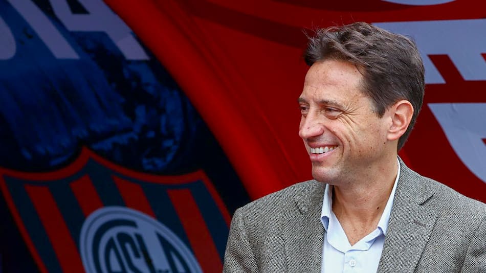 El presidente de San Lorenzo Marcelo Moretti