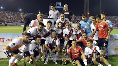 Festejo de River en Mar del Plata (NA)