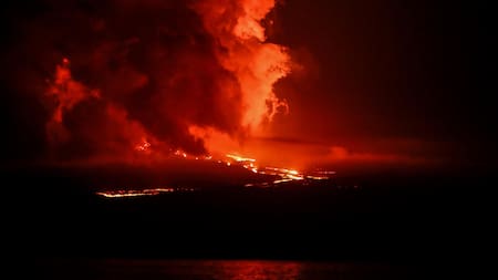 Volcán La Cumbre (Fernandina), Islas Galápagos. Foto: EFE