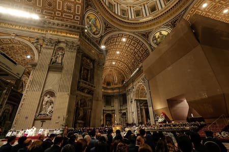 El papa Francisco presidió la Vigilia. Foto: EFE