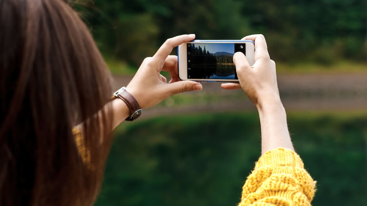 Fotografía con celular.