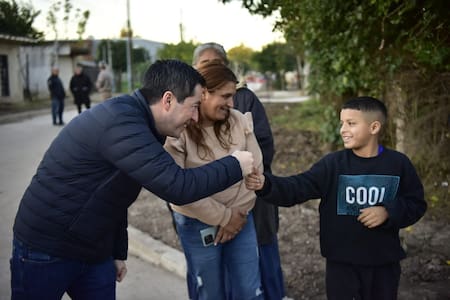Leo Nardini inauguró una nueva obra en Grand Bourg. Foto: Prensa.