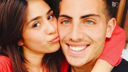 Cufré y su novia, jugador de Vélez