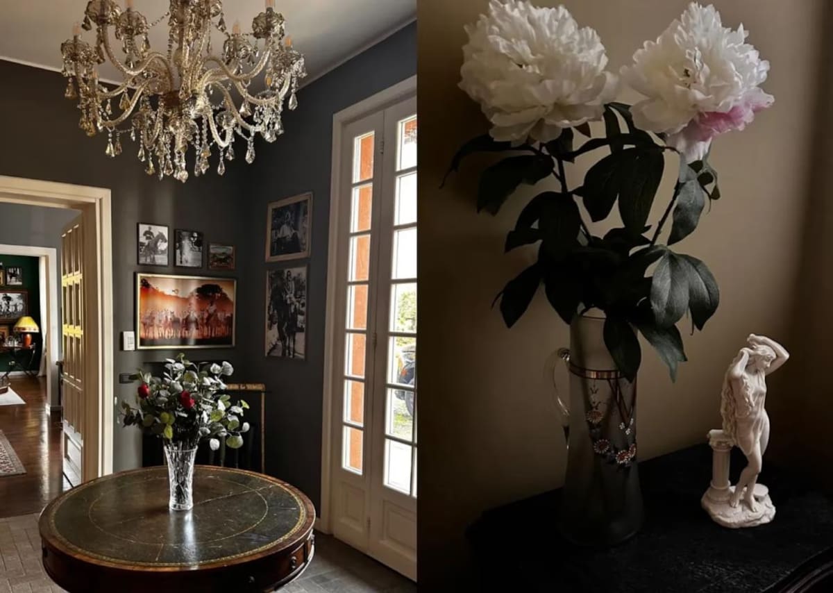 La lujosa casa de Wanda Nara. Foto: Instagram.