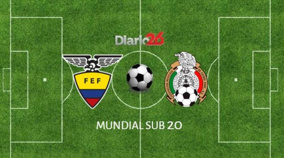 Selección Ecuador vs Selección México - Mundial sub 20 Diario 26