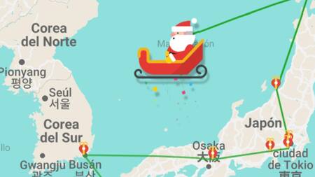 Santa tracker, la plataforma de Google para seguir el recorrido de Papá Noel_Google